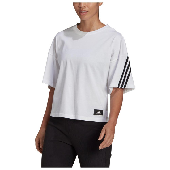 Adidas Γυναικεία κοντομάνικη μπλούζα FI 3-Stripes